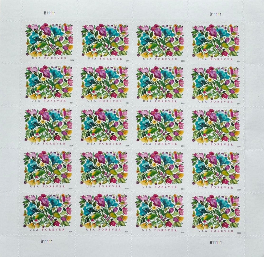 2024 Celebration Blooms Stamps Forever Stamps