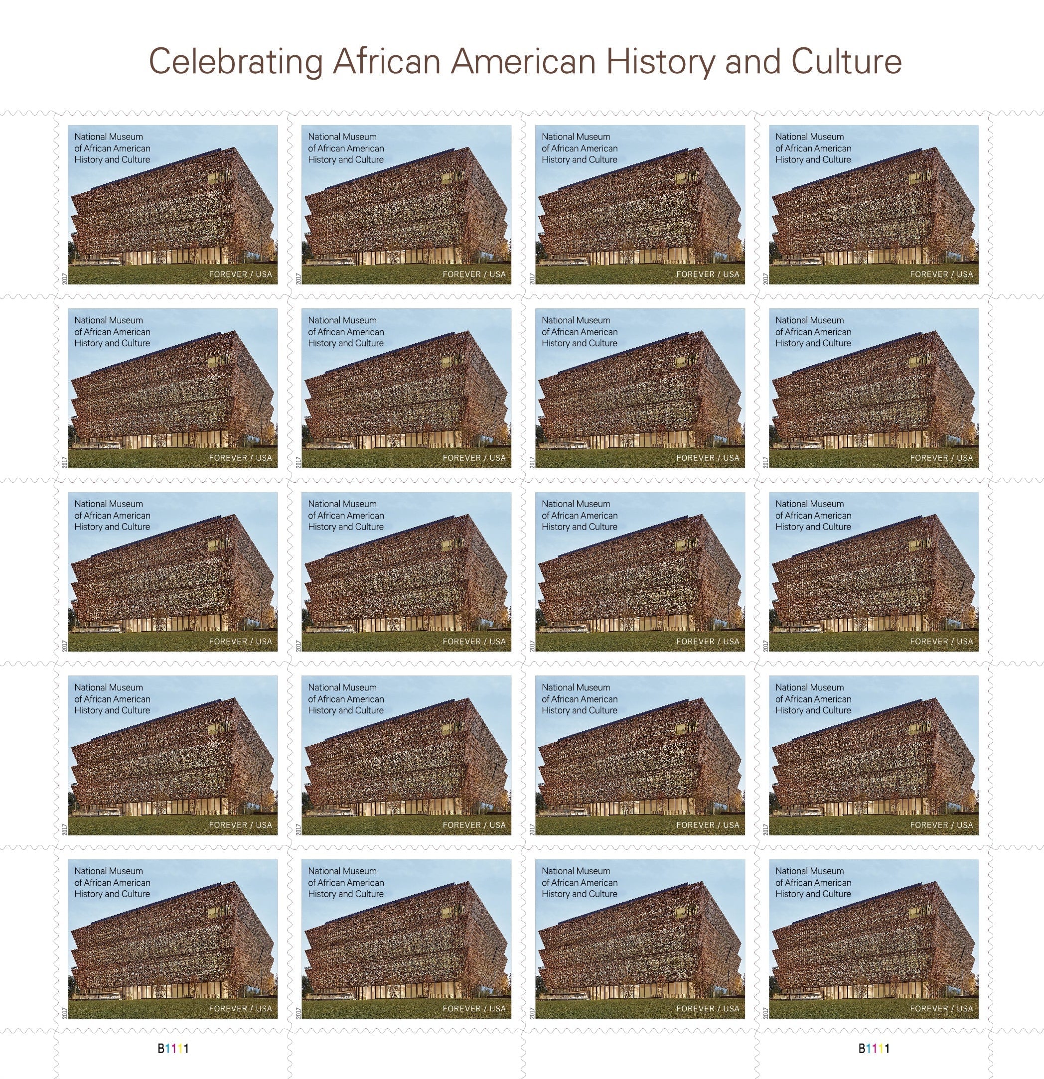 Celebrating African American History and Culture Forever Stamps