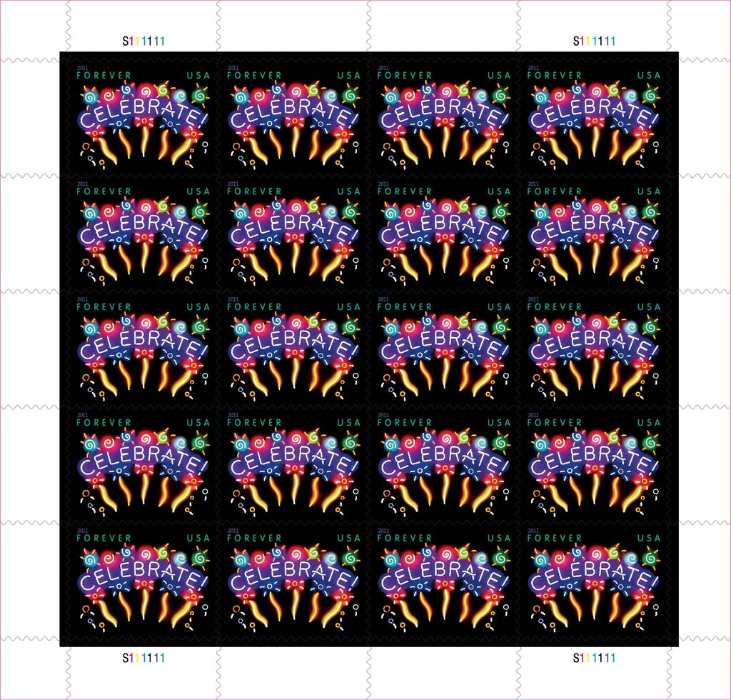 Celebrate Forever First Class Postage Stamps