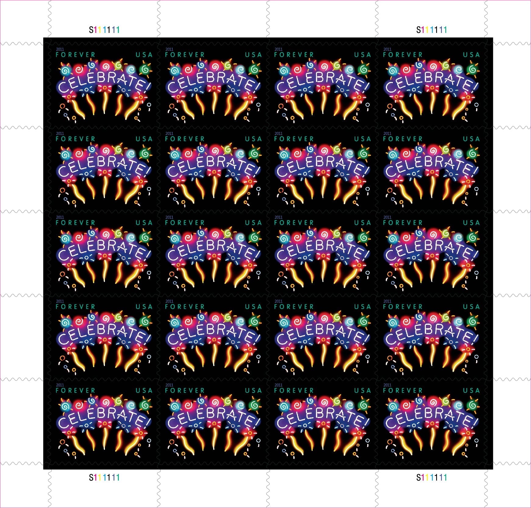 Celebrate Forever First Class Postage Stamps