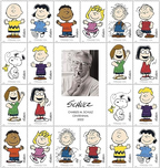 Cartoonist Charles Schulz "Peanuts" Forever Postage Stamps